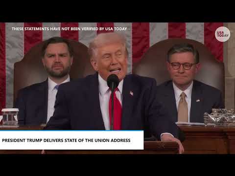 Full 2026 State of the Union address by President Donald Trump
