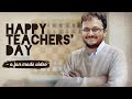 To Sagar Shah, with love - Happy Teachers' Day