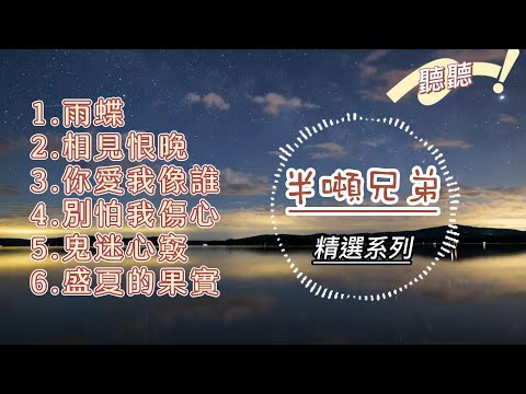 半吨兄弟精選 ｜雨蝶｜相見恨晚｜你愛我像誰｜別怕我傷心｜鬼迷心竅｜盛夏的果實 【動態歌詞】