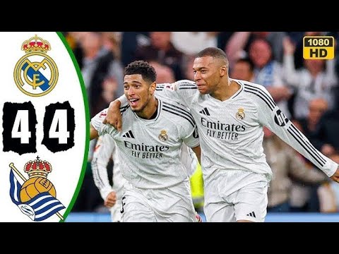 Real Madrid vs Real Sociedad 4-4 Resumen y Goles - Copa Rey Semi Final 2025 HD