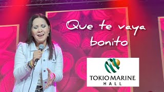 Que te vaya bonito- Ana Gabriel EN VIVO Tokio Marine Hall - São Paulo (Brasil) Sonido Ambiente