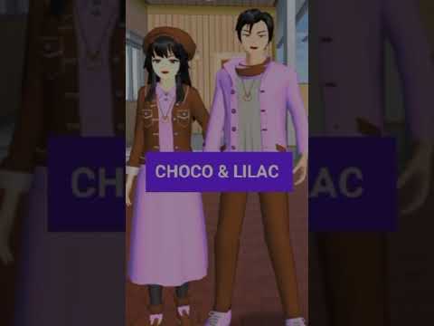 Choco x Lilac dari pacaran sampai dikiss dong ooh so sweet sakura school simulator #shorts