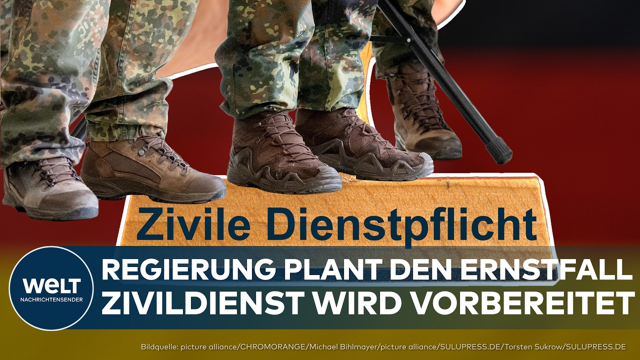 DEUTSCHLAND: Wehrpflicht und Zivildienst – Regierung schafft schon jetzt die nötige Grundlage!