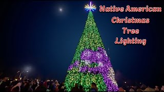 Magical Christmas Tree Lighting! A Beautiful Night With the Confederated Tribes