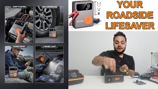Power On-the-Go: AstroAI 1750A Jump Starter with Air Compressor | Ultimate Roadside Rescue Gadget