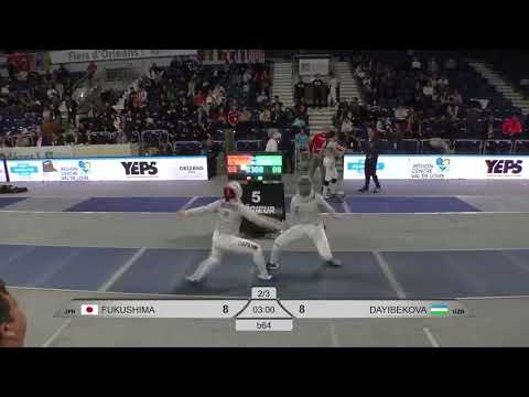 Orleans Grand Prix 2023 SWS - L64 - Fukushima Shihomi JPN v Zaynab Dayibekova UZB