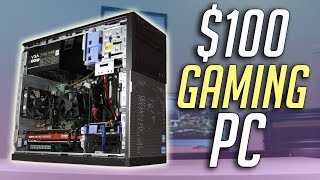 $100 BUDGET GAMING PC! | Plays Fortnite, PUBG, Overwatch, and More!