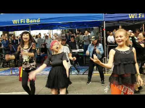旺角Wi-Fi Band171104-樂隊演唱+fans熱舞