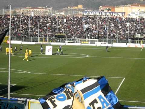 Atalanta - Pescara 05/02/2011 ingresso in campo