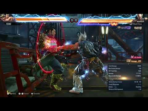 Tekken 8 Heihachi Mishima no rage 133 Massive Damage Warrior Instinct Combo !