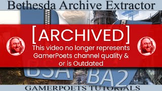 BAE : Bethesda Archive Extractor : .bsa & .ba2