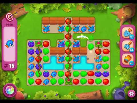 GardenScapes Challenge Level 9768 no boosters
