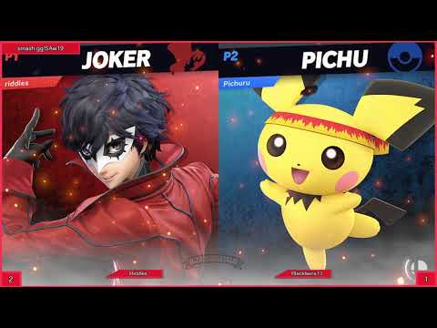 Smash Academy 19 LF Bo5 Riddles JokerRichter vs Blacktwins13 Pichu