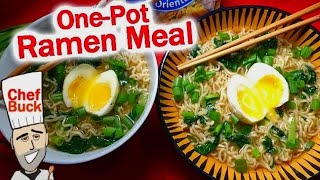 One-Pot Ramen Noodle Dinner