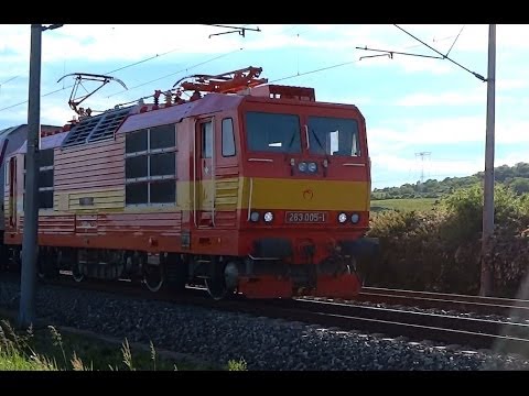 Najkrajšia Princezná + PushPull (ZSSK 263.005 + 951.001) @ REX739 Pezinčan - Svätý Jur