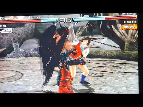 Tekken  Dark Ressurection Devil Jin Throw on Asuka Alternate  2 Ryona