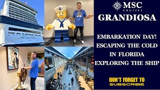 MSC Grandiosa Embarkation Day - Too Cold for the Sail Away Party