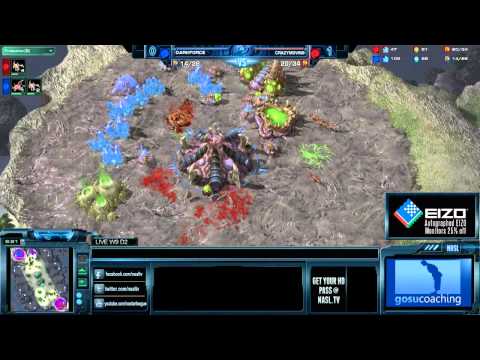 DarKFoRcE vs CrazymoviNG Game 2 - NASL Season 3 W9D2