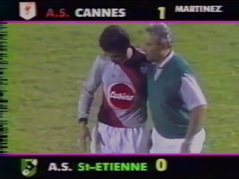 Cannes 1-0 ASSE - Matchday 11 of D1 1988-1989