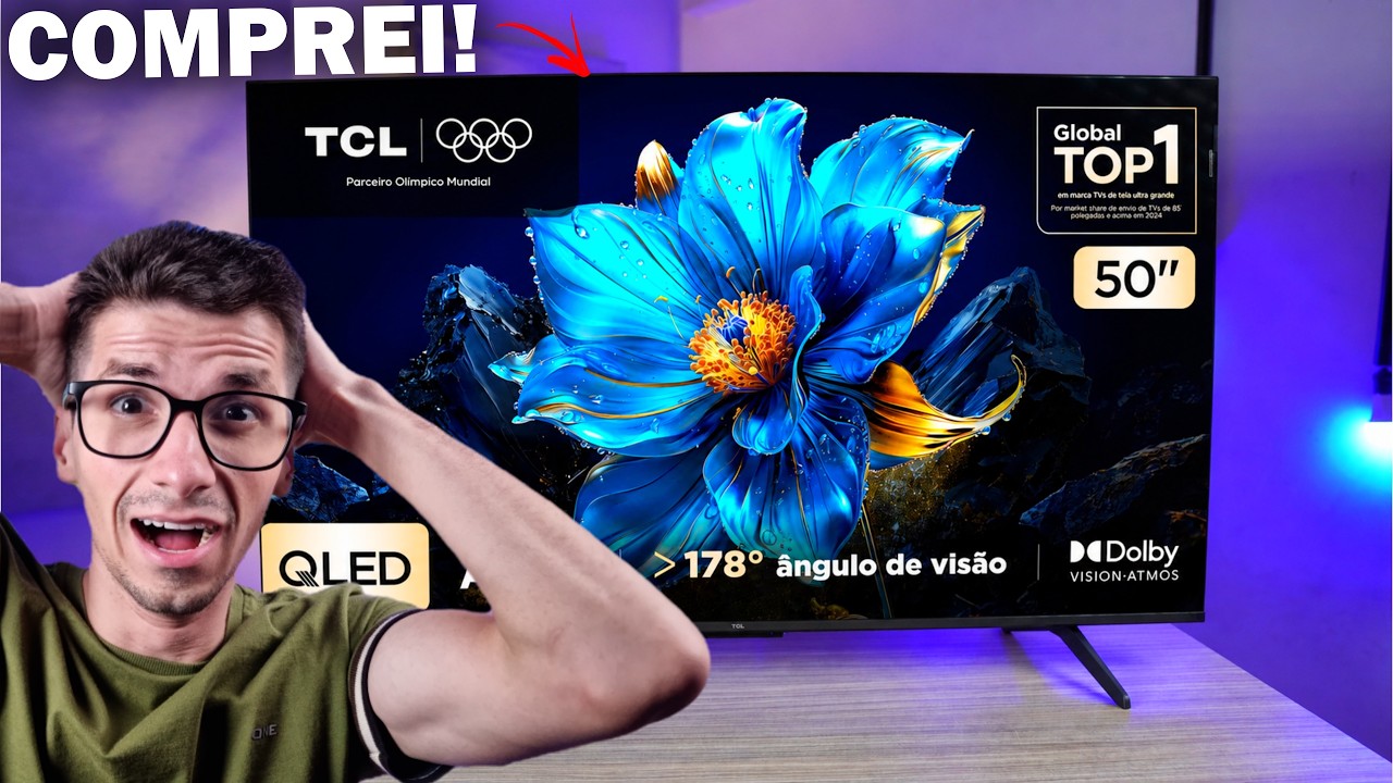 Miniatura da avaliação em vídeo de Smart TV HQ QLED 50 Polegadas HQ-QLED50SM 4K