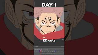 I Worked Like A MAPPA Animator For 72 Hours. #shorts #anime #mappa #jujutsukaisen #gojo #sukuna