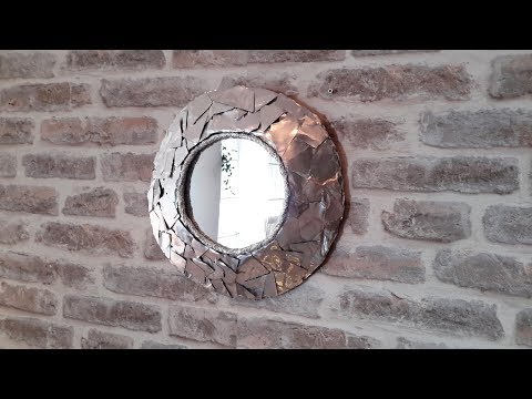 DIY ЗЕРКАЛО ЛОФТ СВОИМИ РУКАМИ...DIY MIRROR LOFT...