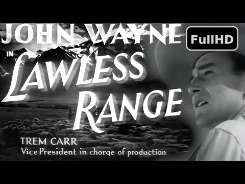 John Wayne in Lawless Range (1935) – Restored B-Western, Republic Pictures