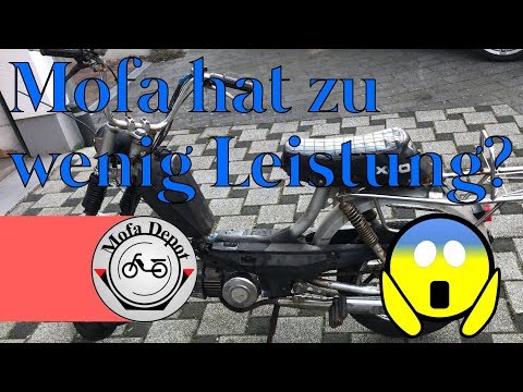 Mofa hat zu wenig Leistung / Mofa läuft zu langsam, was tun?