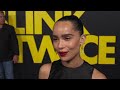 BLINK TWICE Zoe Kravitz Red Carpet Interview ScreenSlam