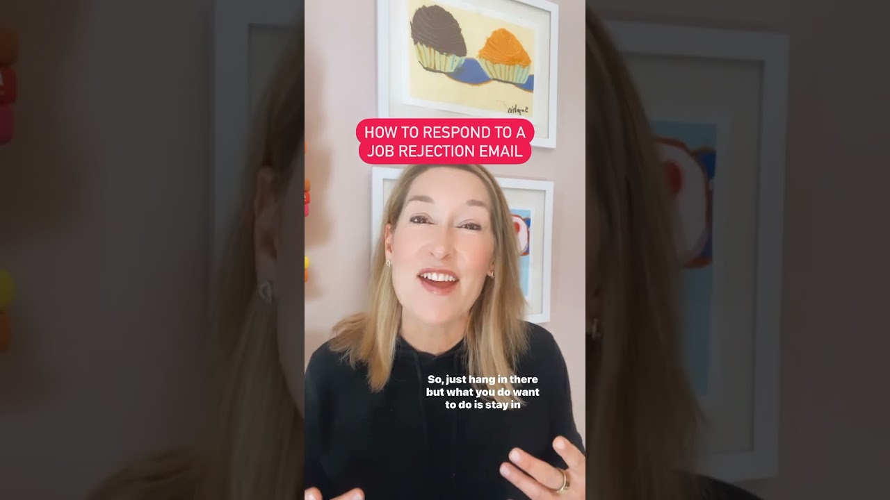 Examples for how to respond to a job rejection email #registereddietitian