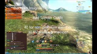 Blade and Soul - Blackram Insignia - Red Specter Outfit