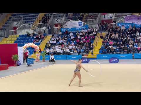 Marie-Madeleine Seredkin Cerceau 2024/25. Championnat de France à Reims.