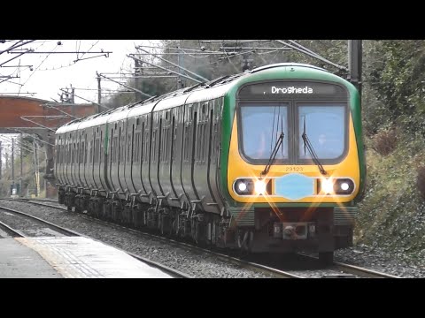 Irish Rail 29000 Class Commuter Train 29123 - Portmarnock Station, Dublin