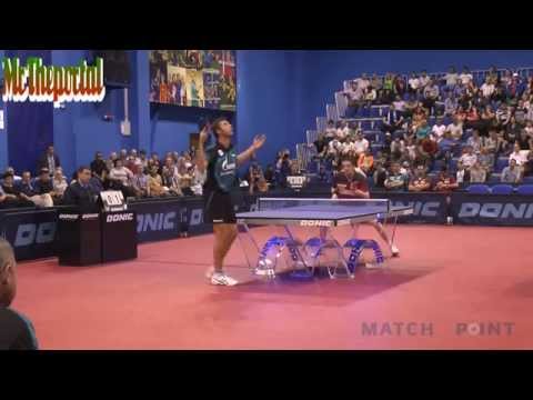 Table Tennis ECL 2014 FINAL - Vladimir Samsonov Vs Marcos Freitas -