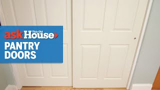 How to Install Bypass Pantry Doors | Ask This Old House