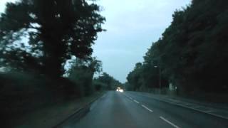 preview picture of video 'Driving Along The A4104 Station Road, Pershore & Terrace Road, Pinvin, Worcestershire, England'