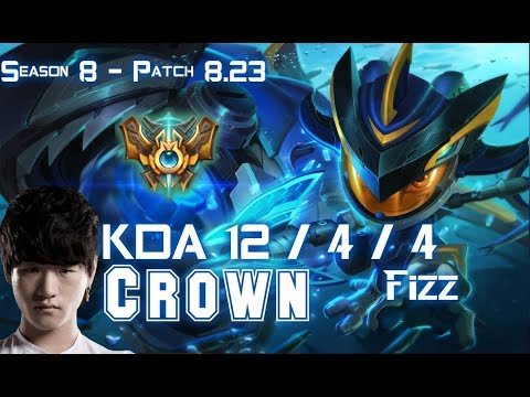 Crown FIZZ vs LEBLANC Mid - Patch 8.23 KR Ranked