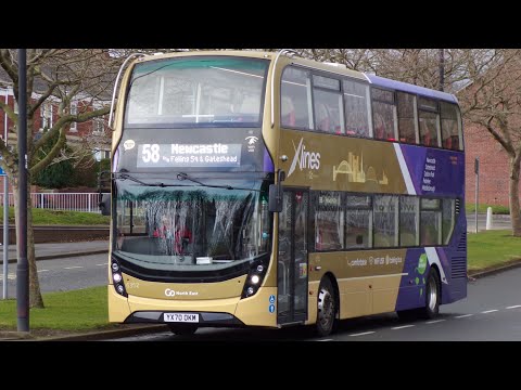 GNE Route:X10|Heworth-Gateshead|YX70 OKN-6352|Enviro 400MCC.