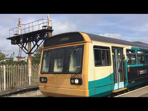 Class 142 + Class 143 departure from Barry Island // Wales 2019