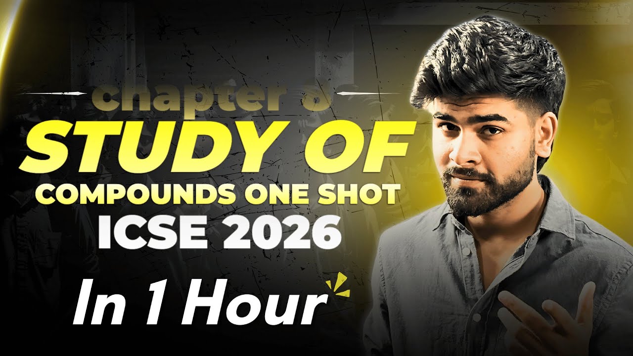 Study of Compounds ICSE Class 10 One Shot | 2024-2025 | Notes | Chemistry | HCL | NH3 | HNO3 | H2SO4
