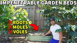 How To Keep TREE ROOTS, MOLES And VOLES Out Of Garden Beds FOR GOOD!