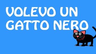 Volevo un gatto nero