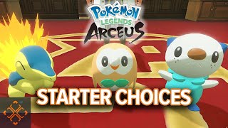 Pokemon Legends Arceus: What Starter Should You Choose?