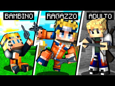 LA VITA DI NARUTO SU MINECRAFT - ITA