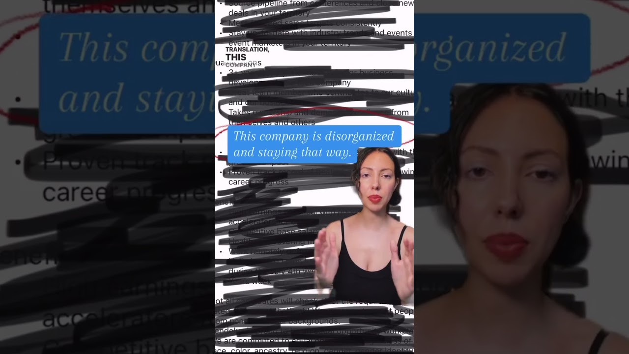 🕵️‍♂️ DECODING THE HIDDEN LIES IN JOB DESCRIPTIONS 🤥 #careeradvice #jobsearch #shorts