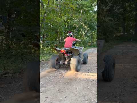 Big Gun Exhaust Evo M and Power Box EFI fuel tuner on Polaris Outlaw 110 EFI Sound