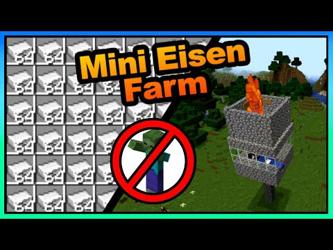 Mini Eisenfarm OHNE Zombie | 1.21+ | Einfache Eisenfarm zum schnellen nachbauen