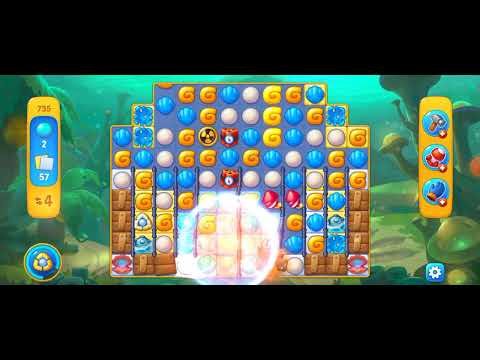 Fishdom level 735 | failed even though one move again 😭