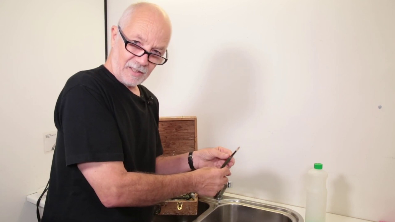 Cleaning Artist Paint Brushes with Marc Mamet