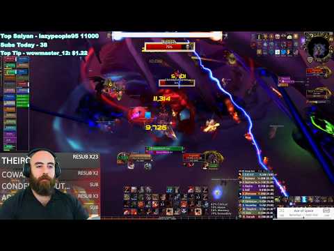 MYTHIC IL'GYNOTH: 478 Fury Warrior (95.8k DPS) - WoW BFA 8.3 Mythic Ny'alotha (10/12)